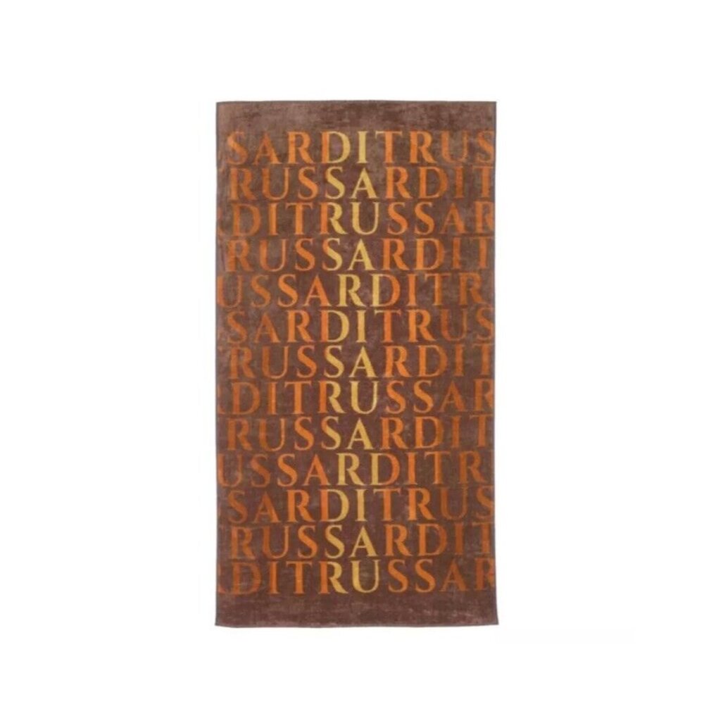 TRUSSARDI Heatmap brown Terry beach towel 95x180 cm (37.5”x59”)